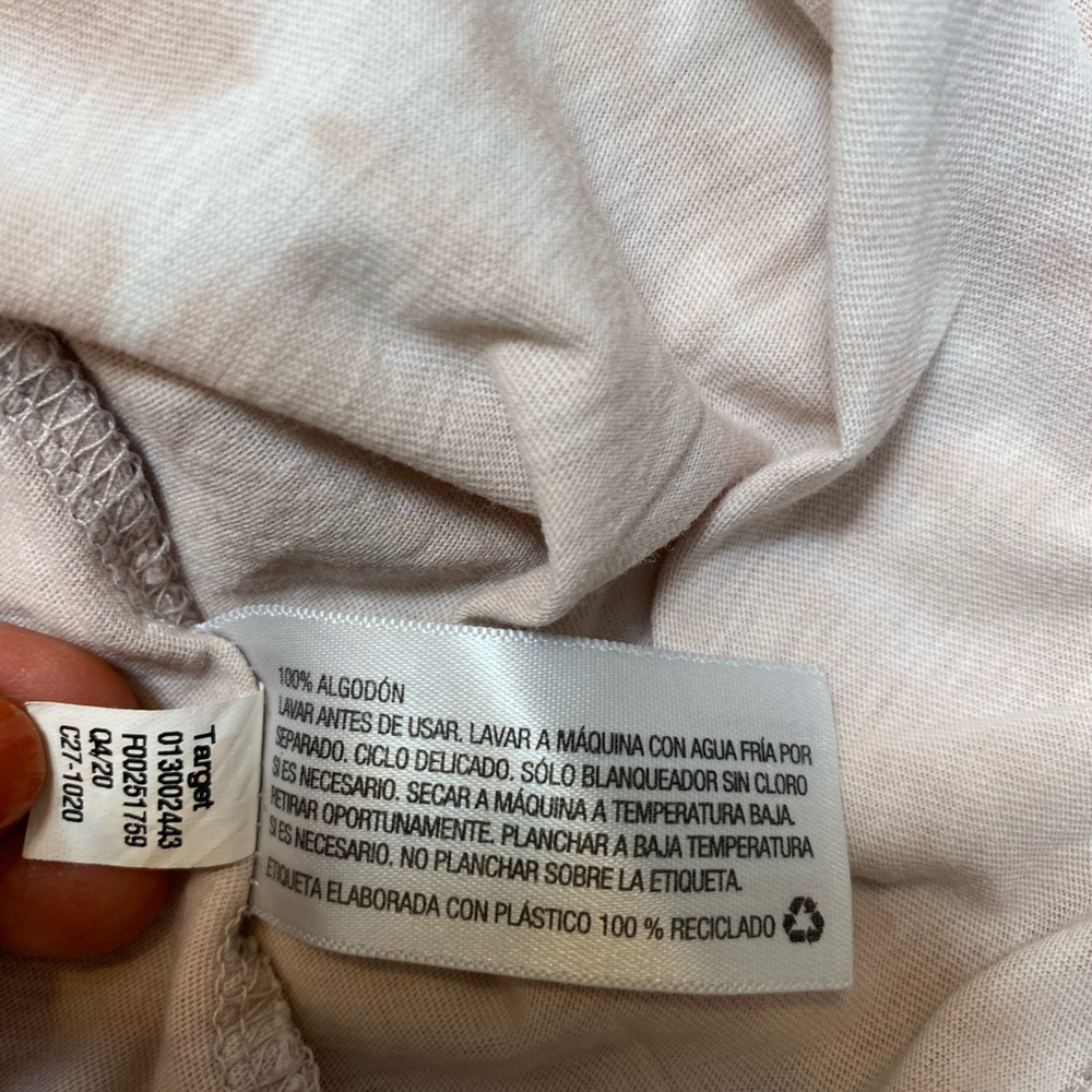 Universal Thread Womens T-Shirt Size XL Smokey Taupe Tie Dye Short Sleeve. - Picture 7 of 7